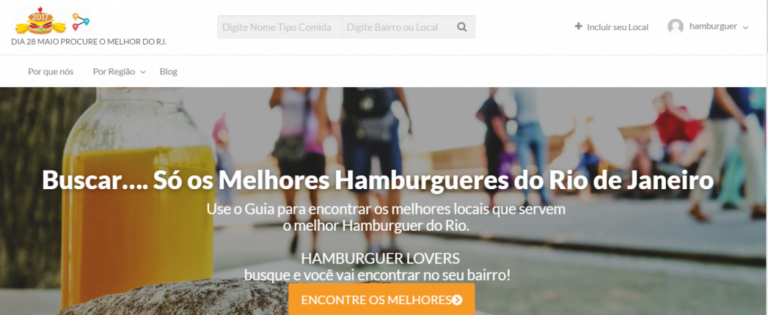 Venha ser recomendado pelo Guia do Dia Mundial do Hambúrguer 2017 Rio de Janeiro