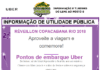 PONTOS DE EMBARQUE E DESEMBARQUE UBER – RÉVEILLON 2018 COPACABANA