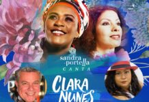 Dia 01/11, SANDRA PORTELLA Canta CLARA NUNES na Sala Municipal Baden Powell Caixa de entrada x