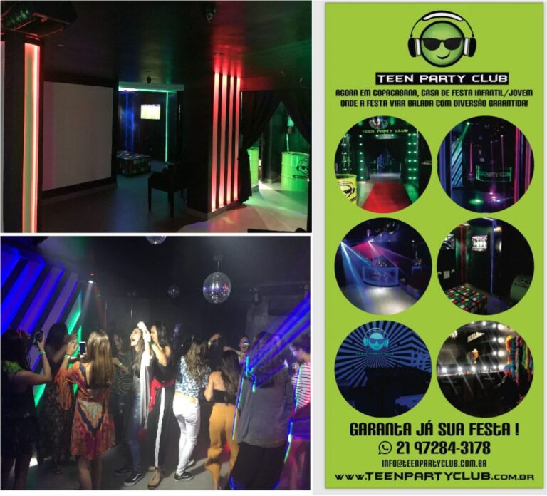 Nova Casa de Festas Teen em Copacabana