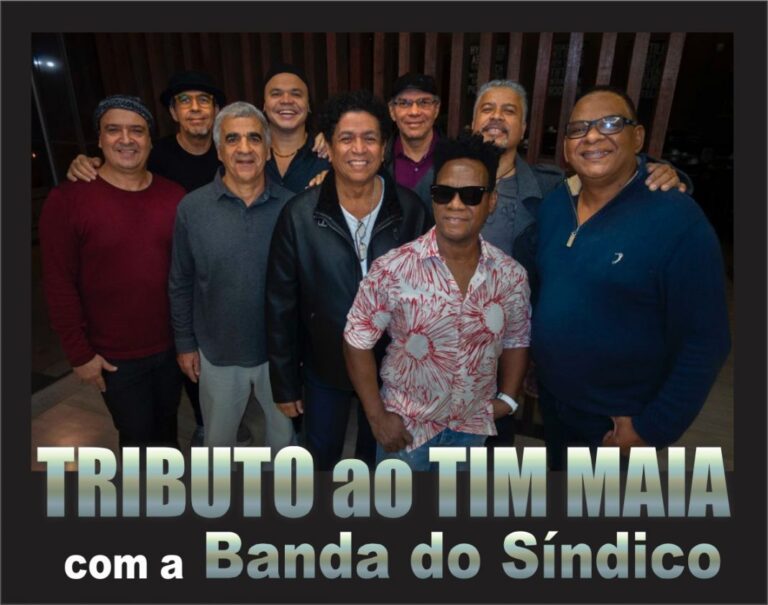 Dia 23/05: BANDA DO SÍNDICO Volta ao Projeto 15 PRAS 7, o Show DO LEME AO PONTAL no Teatro João Caetano