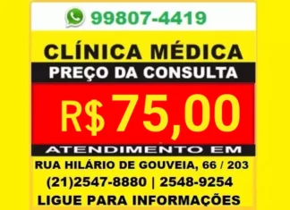 Consulta-Clinica-Medica-Popular-Copacabana-RJ-R75-DEZ2023-Rio-de-Janeiro-VALOR