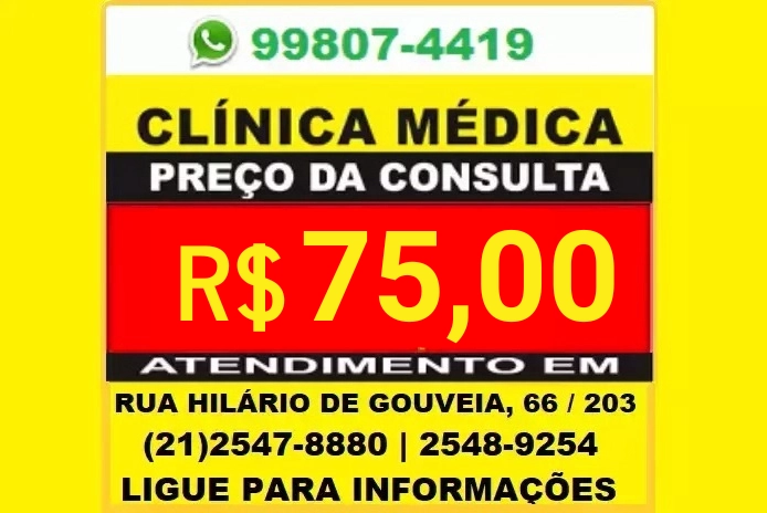 Consulta-Clinica-Medica-Popular-Copacabana-RJ-R75-DEZ2023-Rio-de-Janeiro-VALOR
