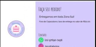 Delivery Bicotta Bolos Artesanais Copacabana