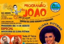 Cantora ELIANA PITTMAN recebe homenagem pelos seus 75 anos no PROGRAMÃO DO JOÃO, Rádio Pop Rio Fm 98,7