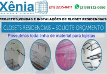 loja xenia decorações closet e aramados araras provadores copacabana rio de janeiro copacaban24horas