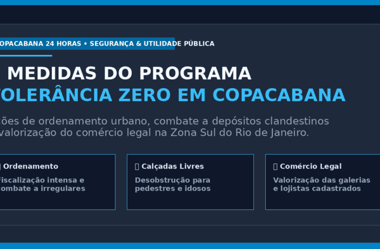 Programa Tolerância Zero que Transformam a Segurança e o Comércio em Copacabana
