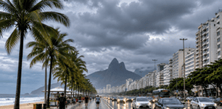 Alerta no Rio revela tempo nublado e trânsito lento nos túneis da Zona Sul