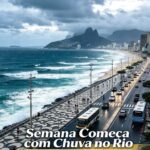 Semana Começa com Chuva Fraca e Máxima de 26°C no Rio