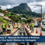 Geo-Rio Inicia 2ª Bateria de Drenos no Morro do Cantagalo