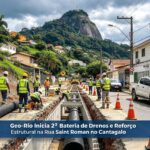 Obras no Morro do Cantagalo: Nova Drenagem Avança
